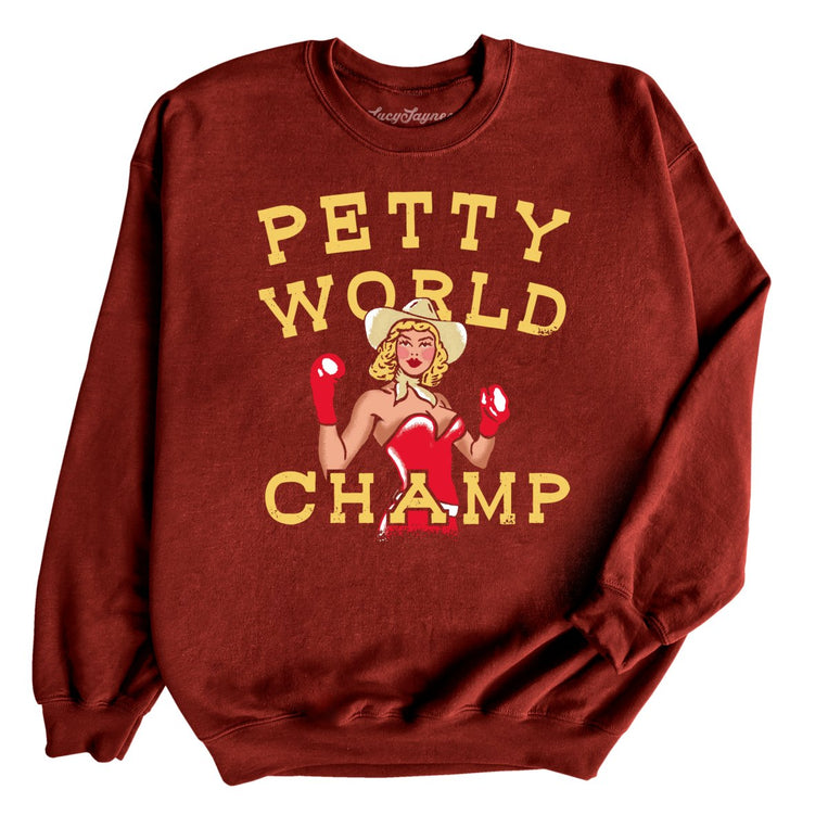 Petty World Champ - Garnet - Full Front