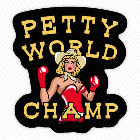 Petty World Champ Sticker