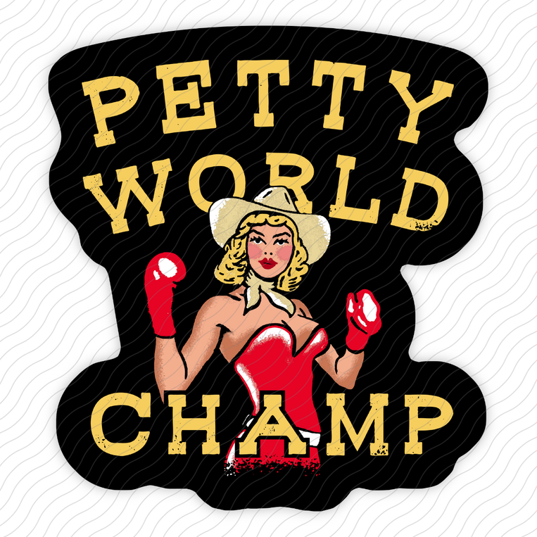 Petty World Champ - Sticker