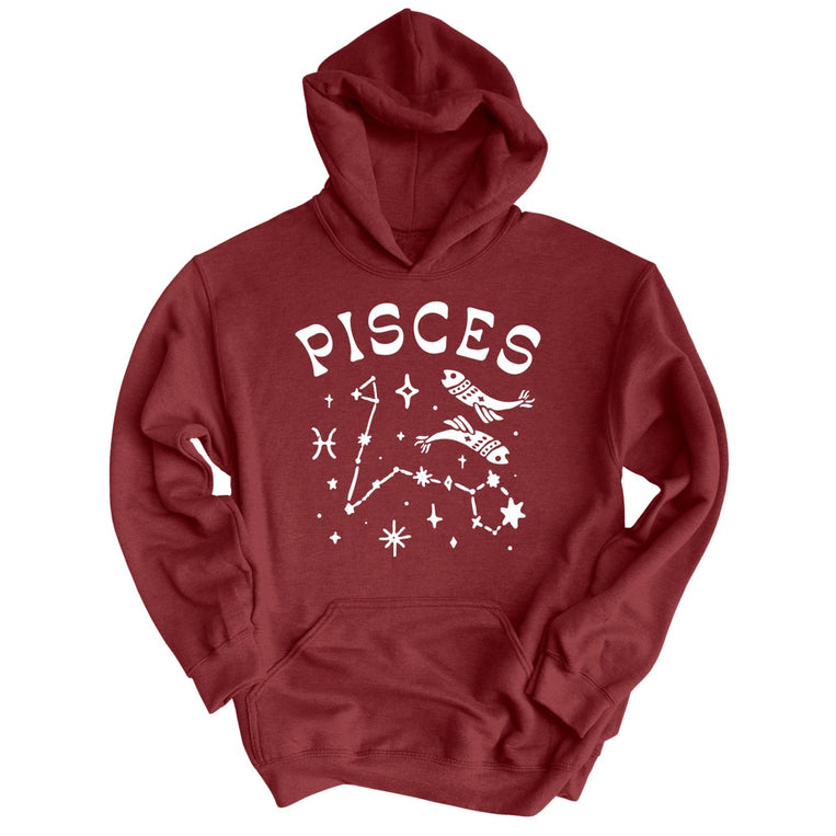 Pisces - Maroon - 