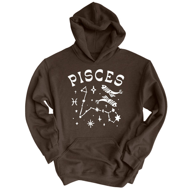 Pisces - Dark Chocolate - Unisex Hoodie