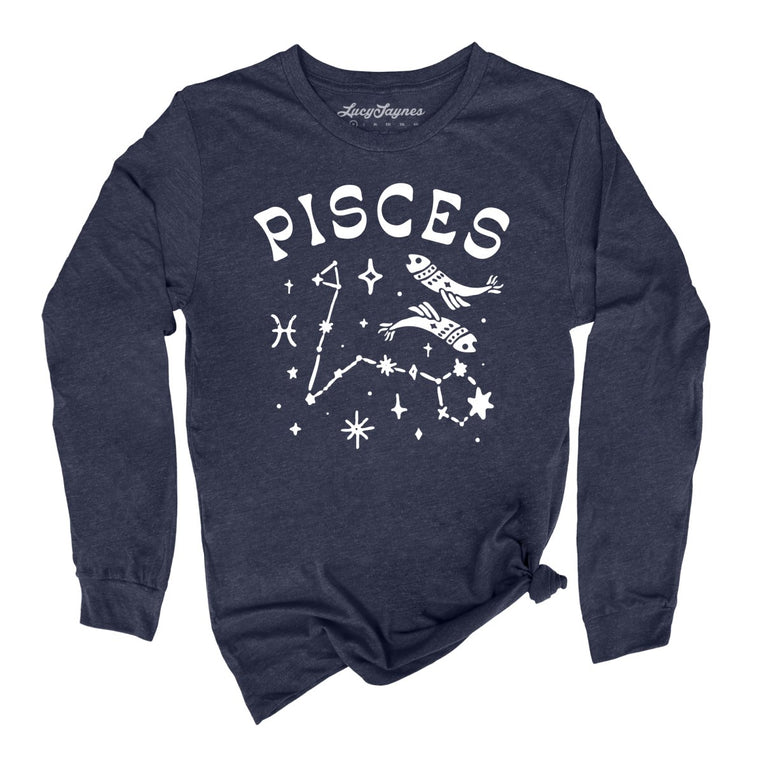 Pisces - Heather Navy - 