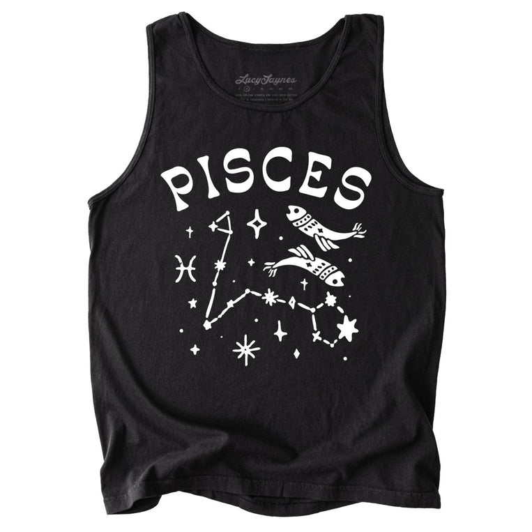 Pisces Comfort Colors Graphic Tank Top