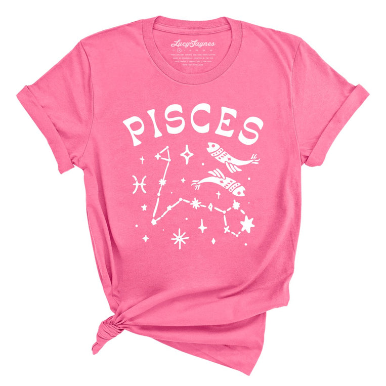 Pisces - Charity Pink - Unisex T-Shirt