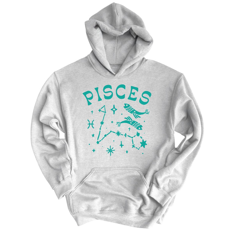 Pisces - Ash - Unisex Hoodie