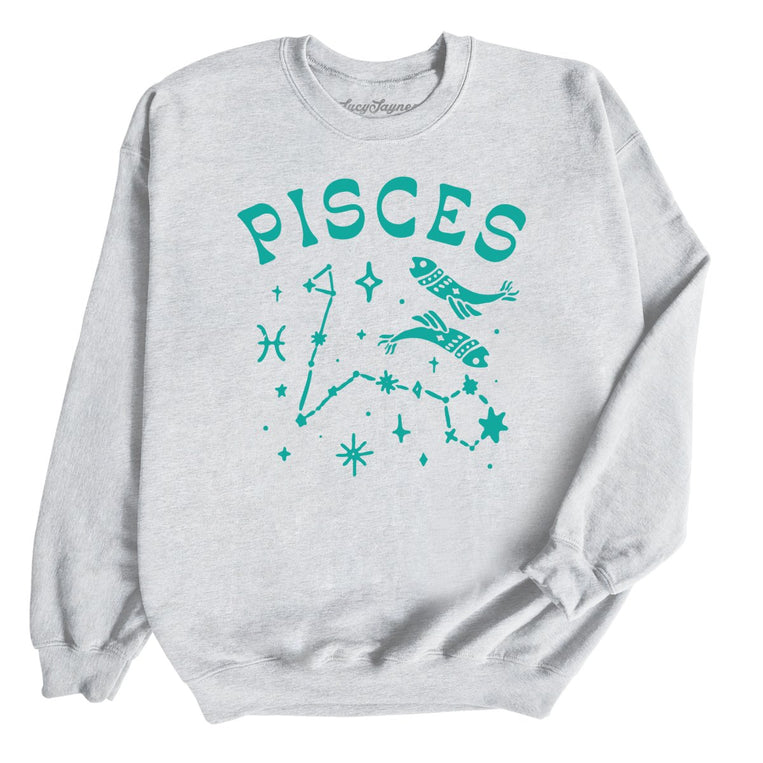 Pisces - Ash - Unisex Sweatshirt