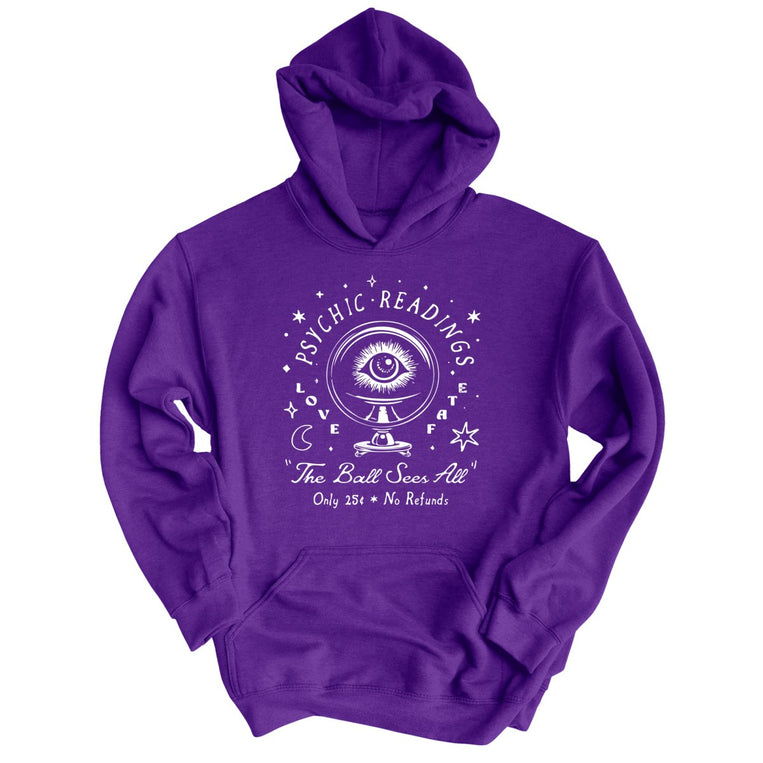 Psychic Readings - Purple - Unisex Hoodie
