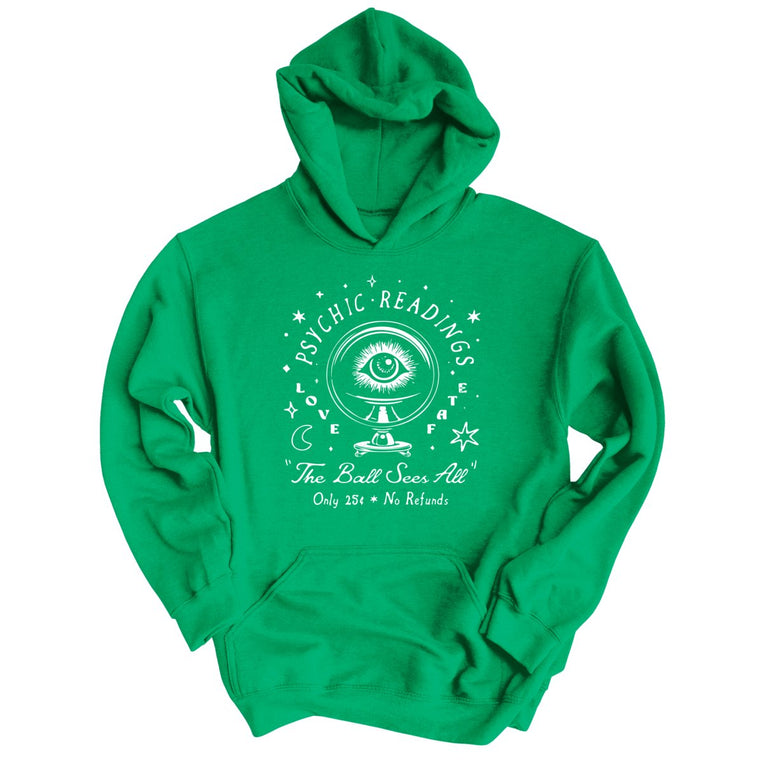 Psychic Readings - Irish Green - Unisex Hoodie