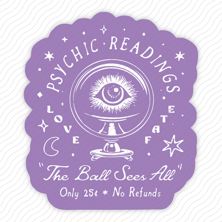Psychic Readings Sticker