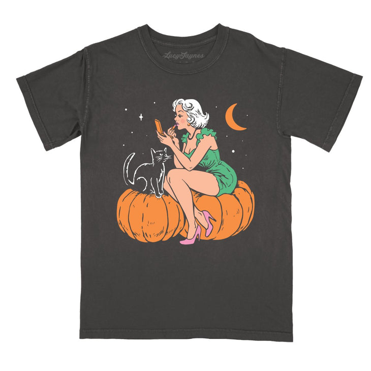 Pumpkin Pinup Comfort Colors Tee