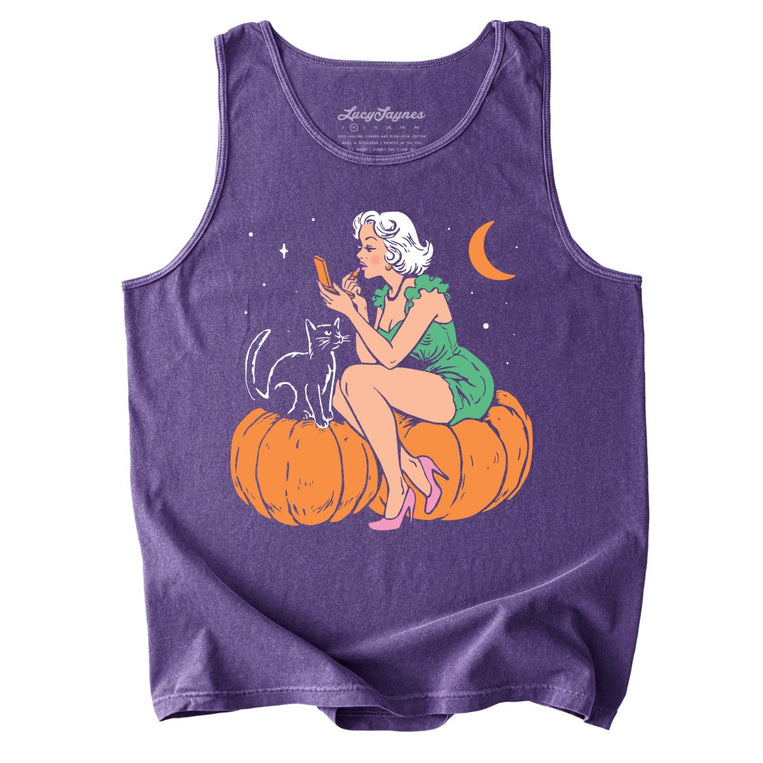 Pumpkin Pinup - Grape - Tank Top