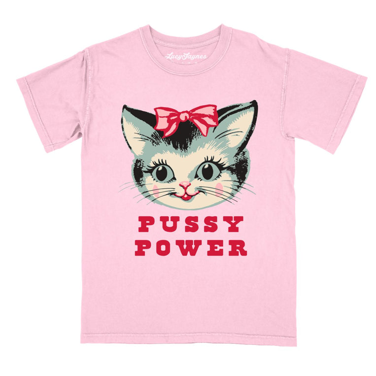 Pussy Power - Blossom - Comfort Colors Tee