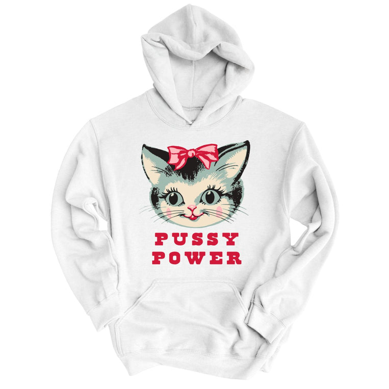 Pussy Power - White - Full Front