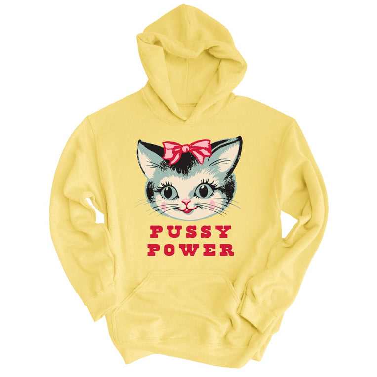 Pussy Power - Light Yellow - Full Front