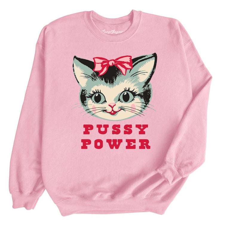 Pussy Power - Light Pink - Front