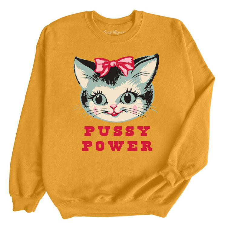 Pussy Power - Gold - Front