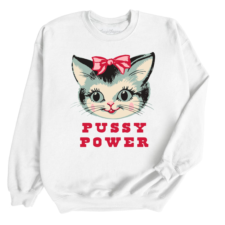 Pussy Power - White - Front