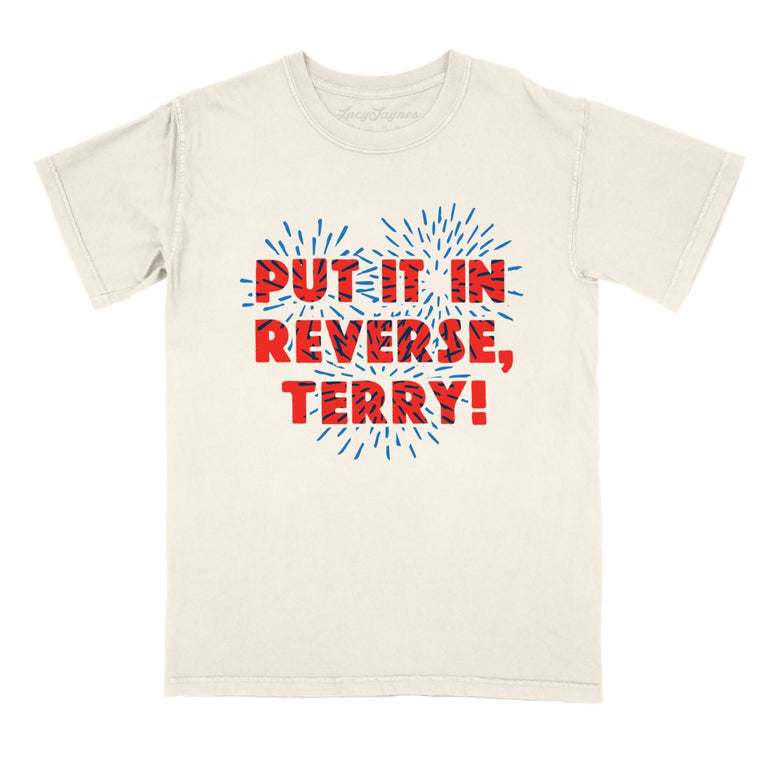 Put It In Reverse Terry - Ivory - Full Front