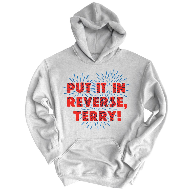 Put It In Reverse Terry - Grey Heather - Full Front