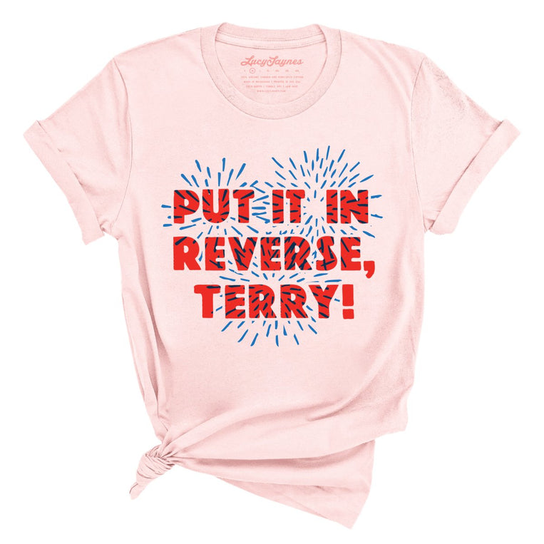 Put It In Reverse Terry - Soft Pink - Full Front