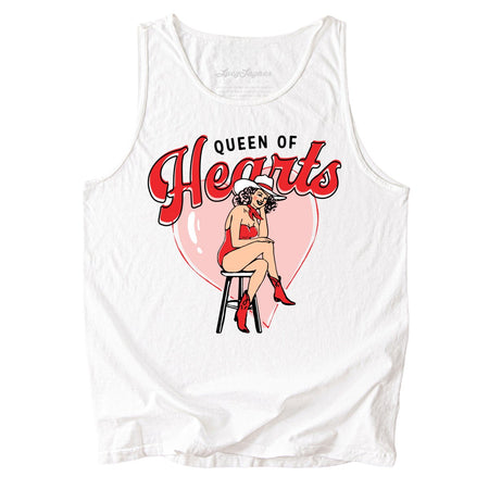 Queen Of Hearts Comfort Colors Tank Top
