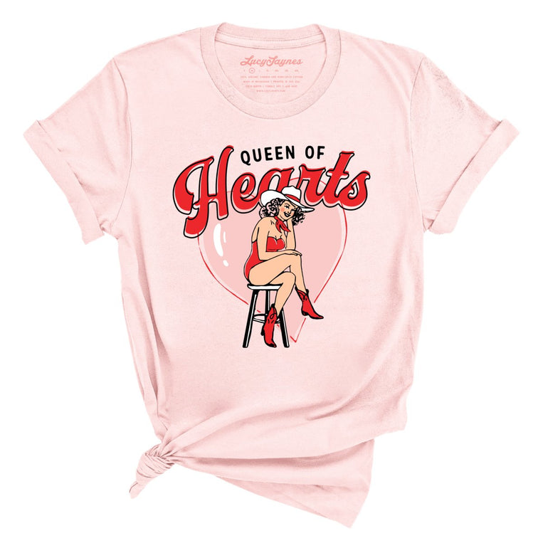 Queen Of Hearts - Soft Pink - Full Front