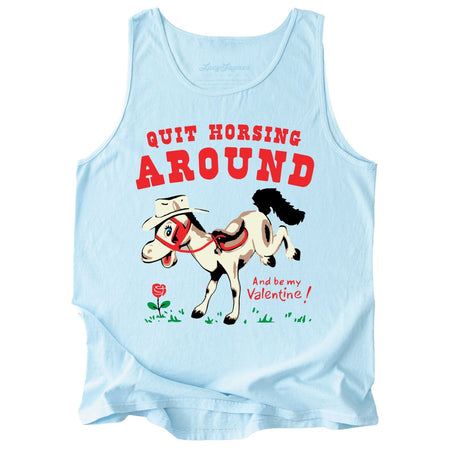 Quit Horsing Around Comfort Colors Tank Top