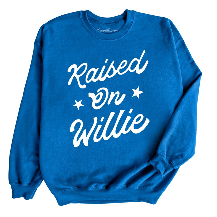Raised on Willie - Royal - Full Front