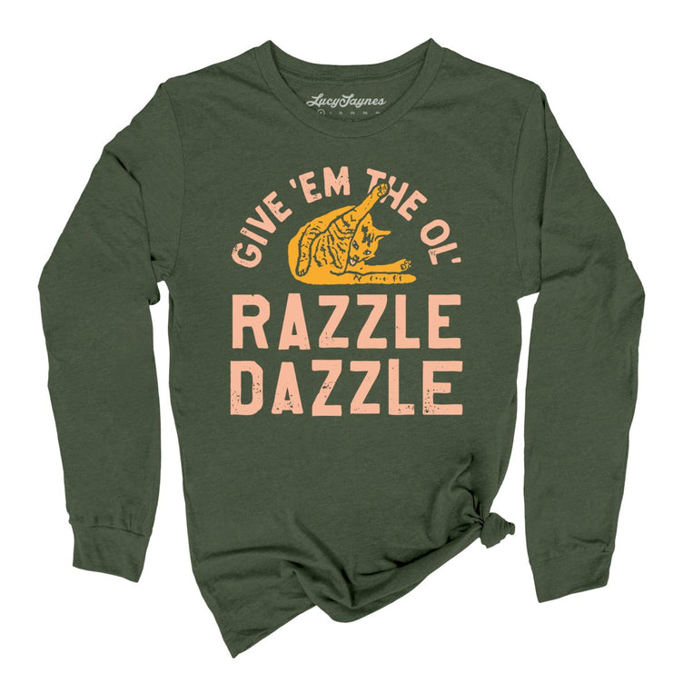 Razzle Dazzle - Military Green - Full Front