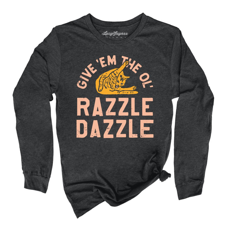 Razzle Dazzle - Dark Grey Heather - Full Front