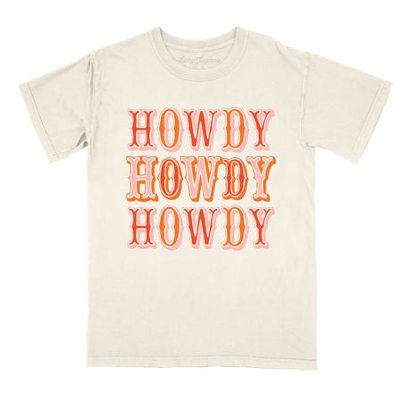 Retro Howdy Comfort Colors Tee