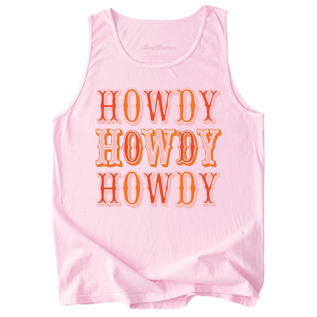 Retro Howdy Comfort Colors Tank Top