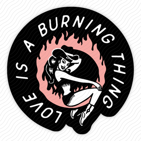 Ring Of Fire Sticker