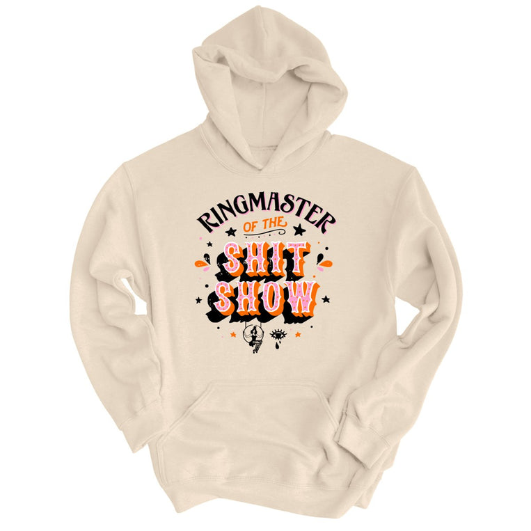 Ringmaster Of The Shitshow Graphic Hoodie - Sand