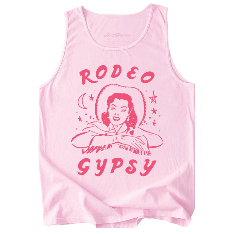 Rodeo Gypsy Comfort Colors Graphic Tank Top - Blossom