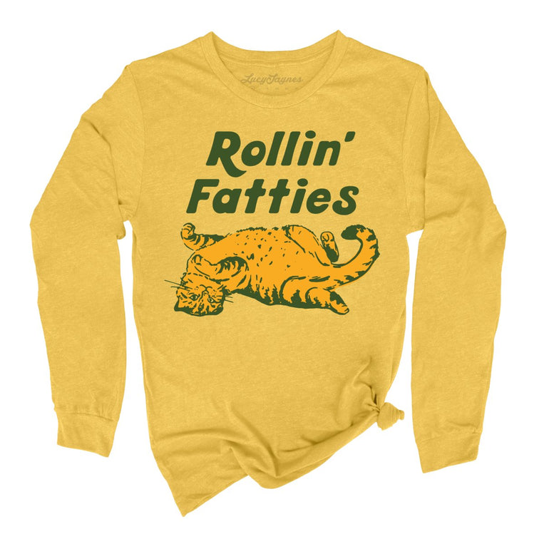 Rollin' Fatties - Heather Yellow Gold - Full Front