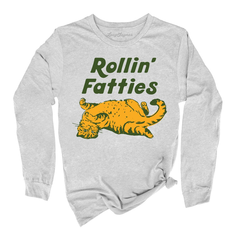 Rollin' Fatties - Athletic Heather - Full Front