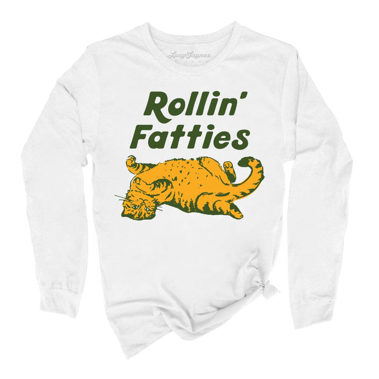 Rollin' Fatties - White - Full Front