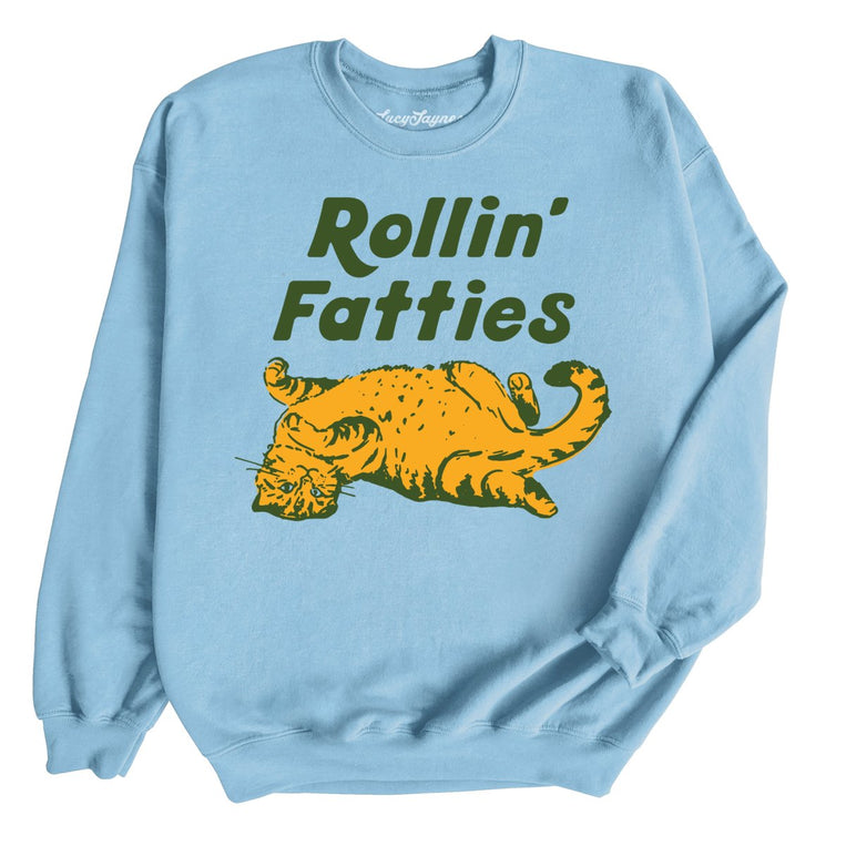 Rollin' Fatties - Light Blue - Full Front