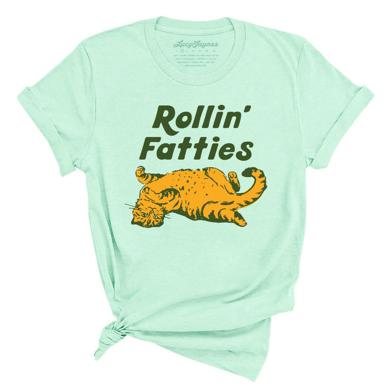 Rollin' Fatties - Heather Mint - Full Front