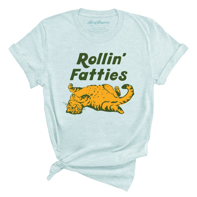 Rollin' Fatties - Heather Ice Blue - Full Front