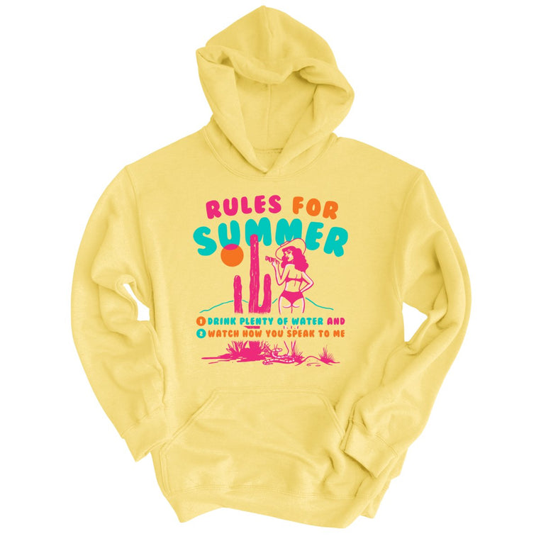 Rules For Summer - Light Yellow - Full Front