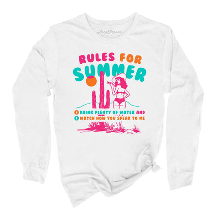 Rules For Summer Long Sleeve Tee
