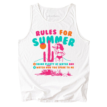 Rules For Summer Comfort Colors Tank Top