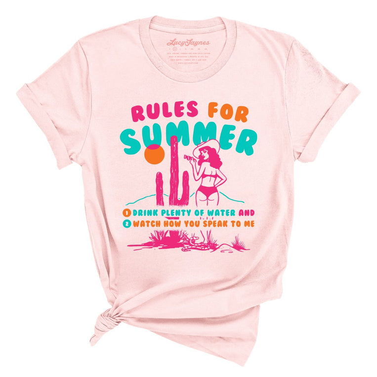 Rules For Summer - Soft Pink - Full Front