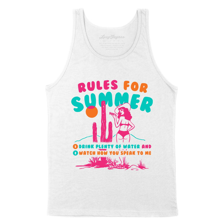 Rules For Summer - White - Full Front