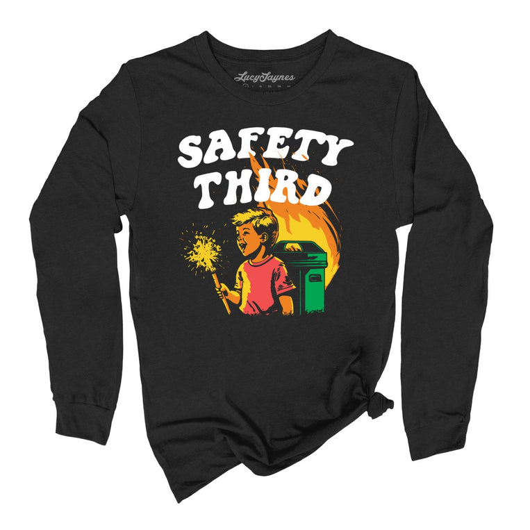 Safety Third - Black - Full Front