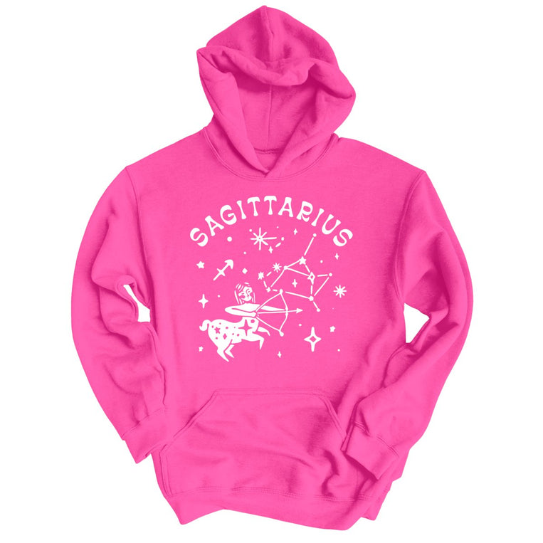 Sagittarius Graphic Hoodie - Heliconia