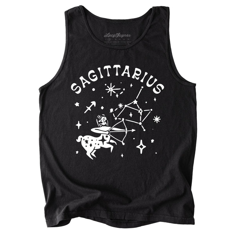 Sagittarius Comfort Colors Graphic Tank Top