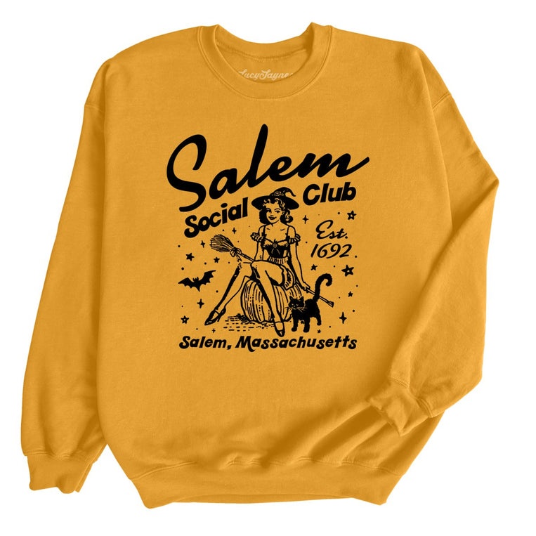 Salem Social Club - Gold - Unisex Sweatshirt